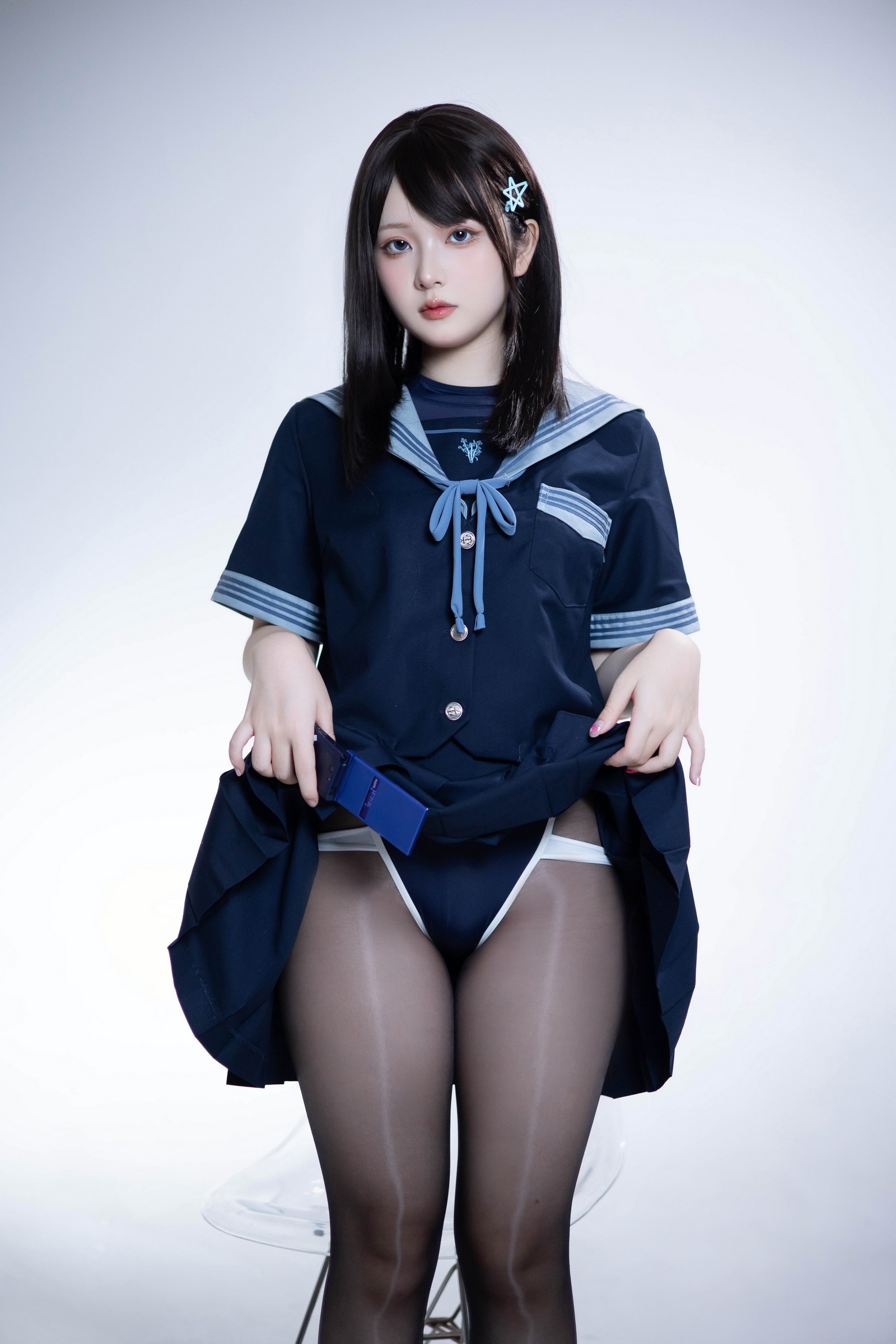 屿鱼 Yuyu 蔚蓝档案 竞泳 Cosplay 写真合集（28P｜108MB）插图5