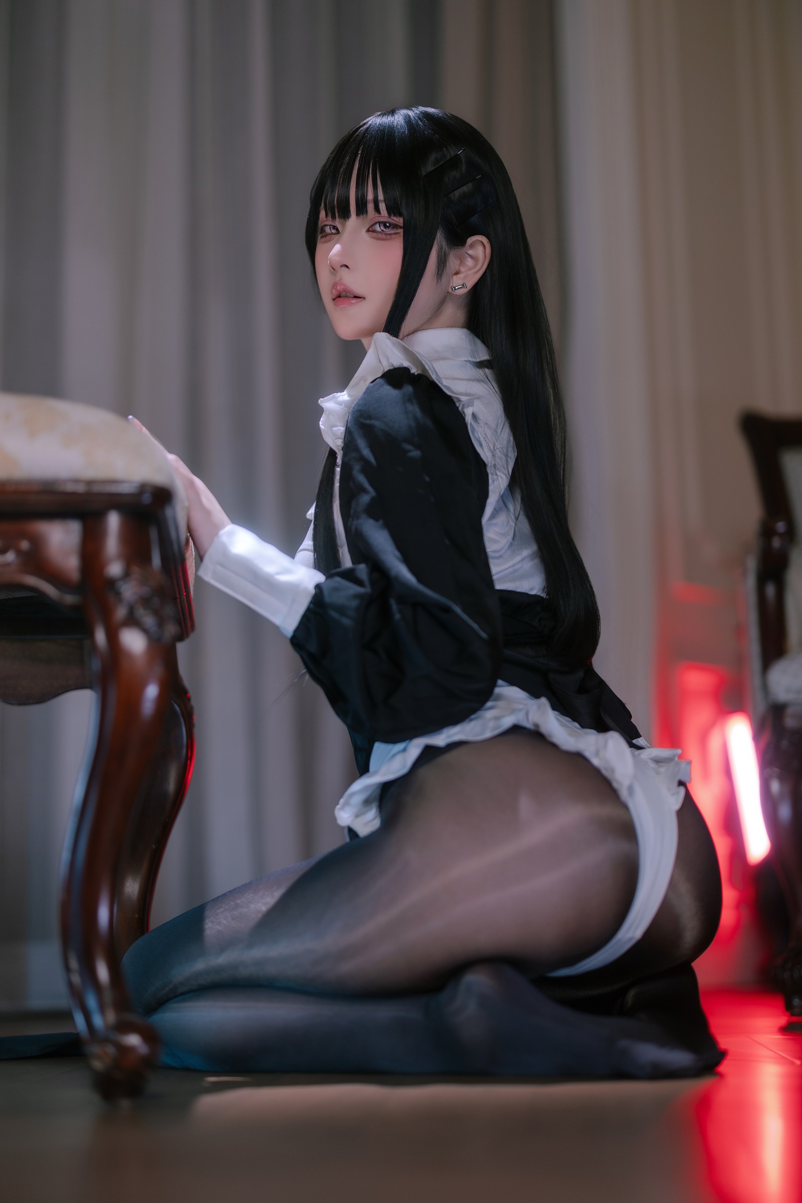 屿鱼 Yuyu 黑丝修女 Cosplay 写真合集（40P｜375MB）插图7