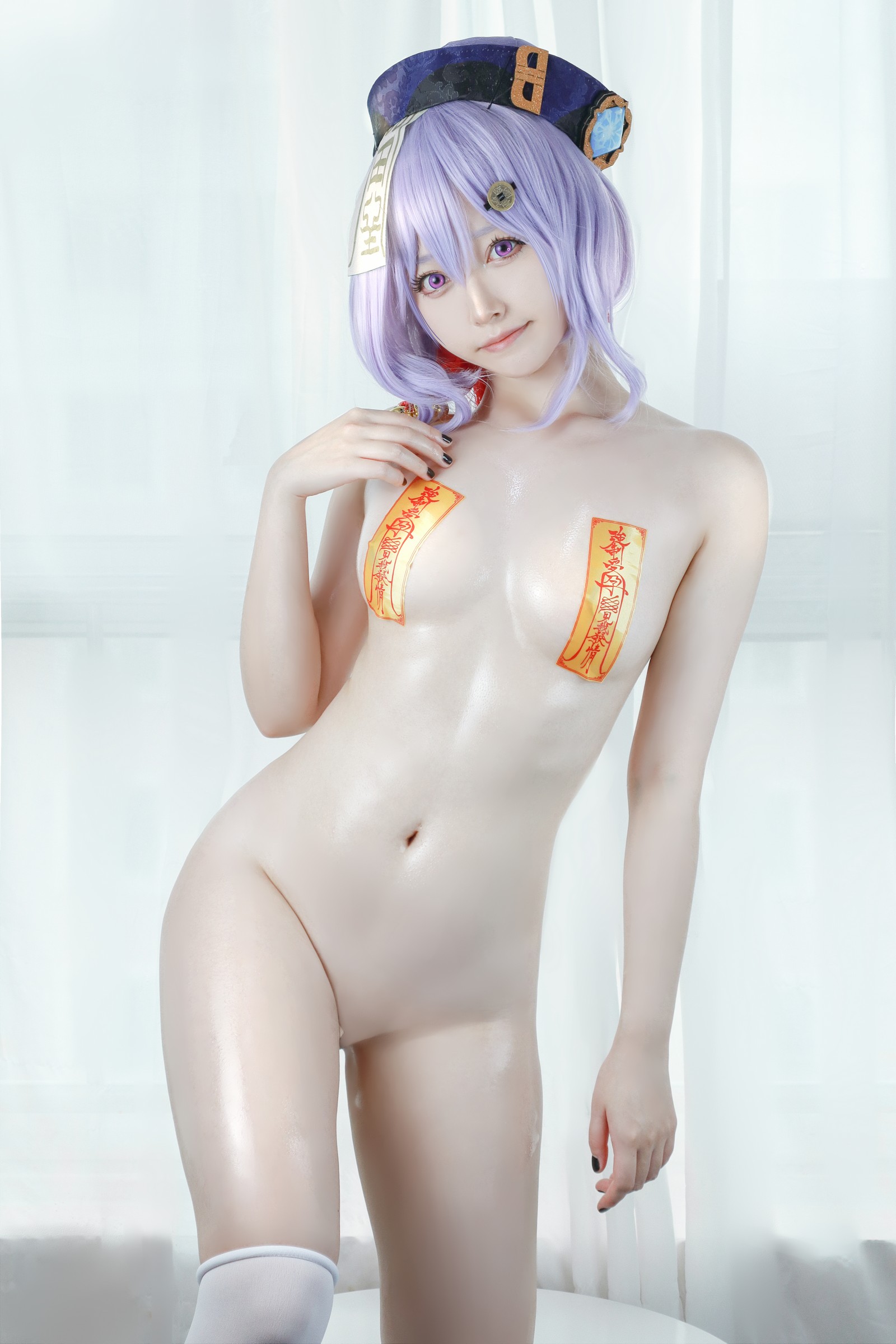 朝霧愛 – 原神 Qiqi 七七 Cosplay 高清写真（35P-355.3M）插图5