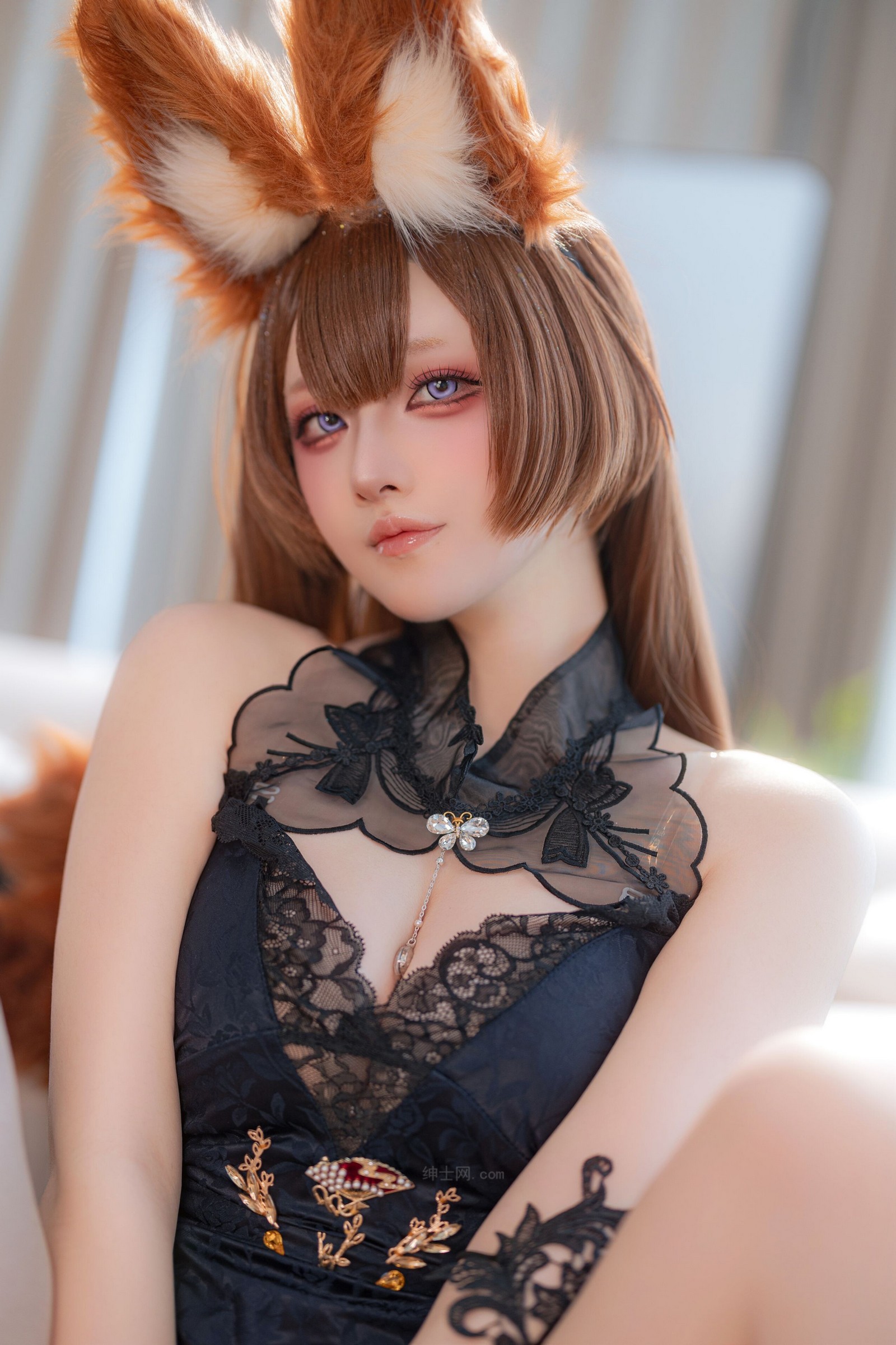 屿鱼 Yuyu 碧蓝航线 天城 礼服 Cosplay 写真图集（65P｜129MB）插图