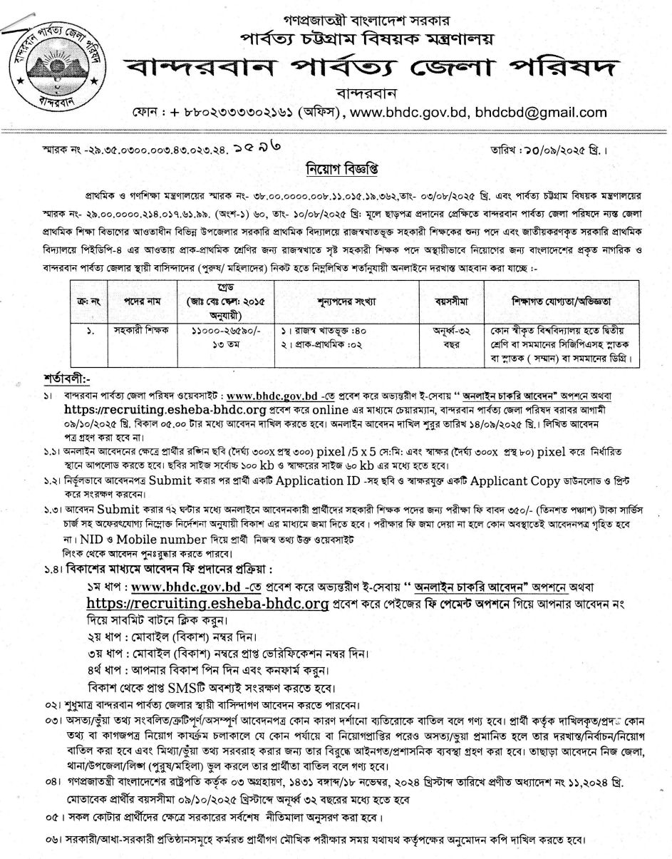 Assistant Teacher Jobs Circular