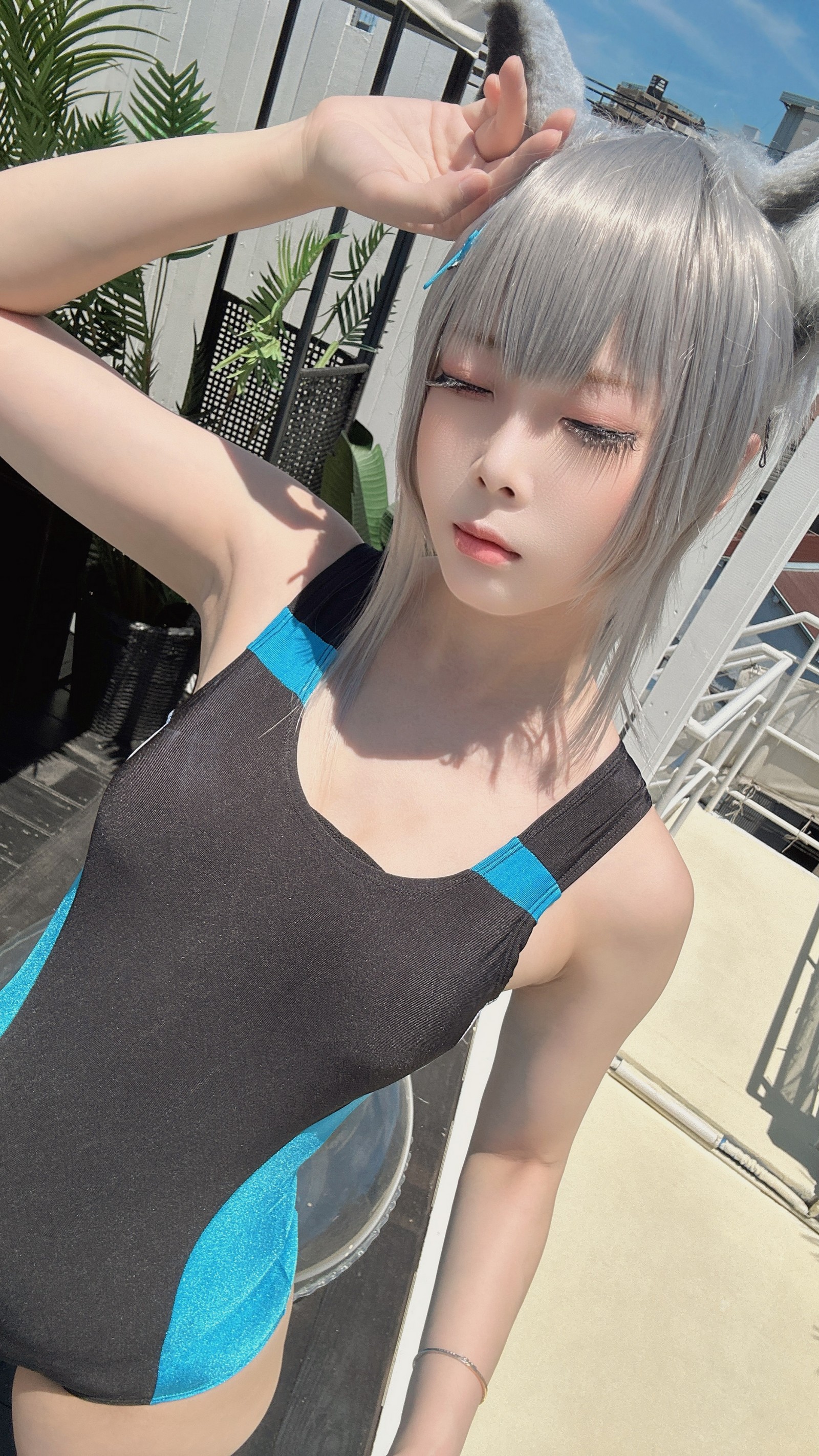 Maou Mo – Shiroko Cos 写真高清合集（23P-91.1M）蔚蓝档案人气角色插图9