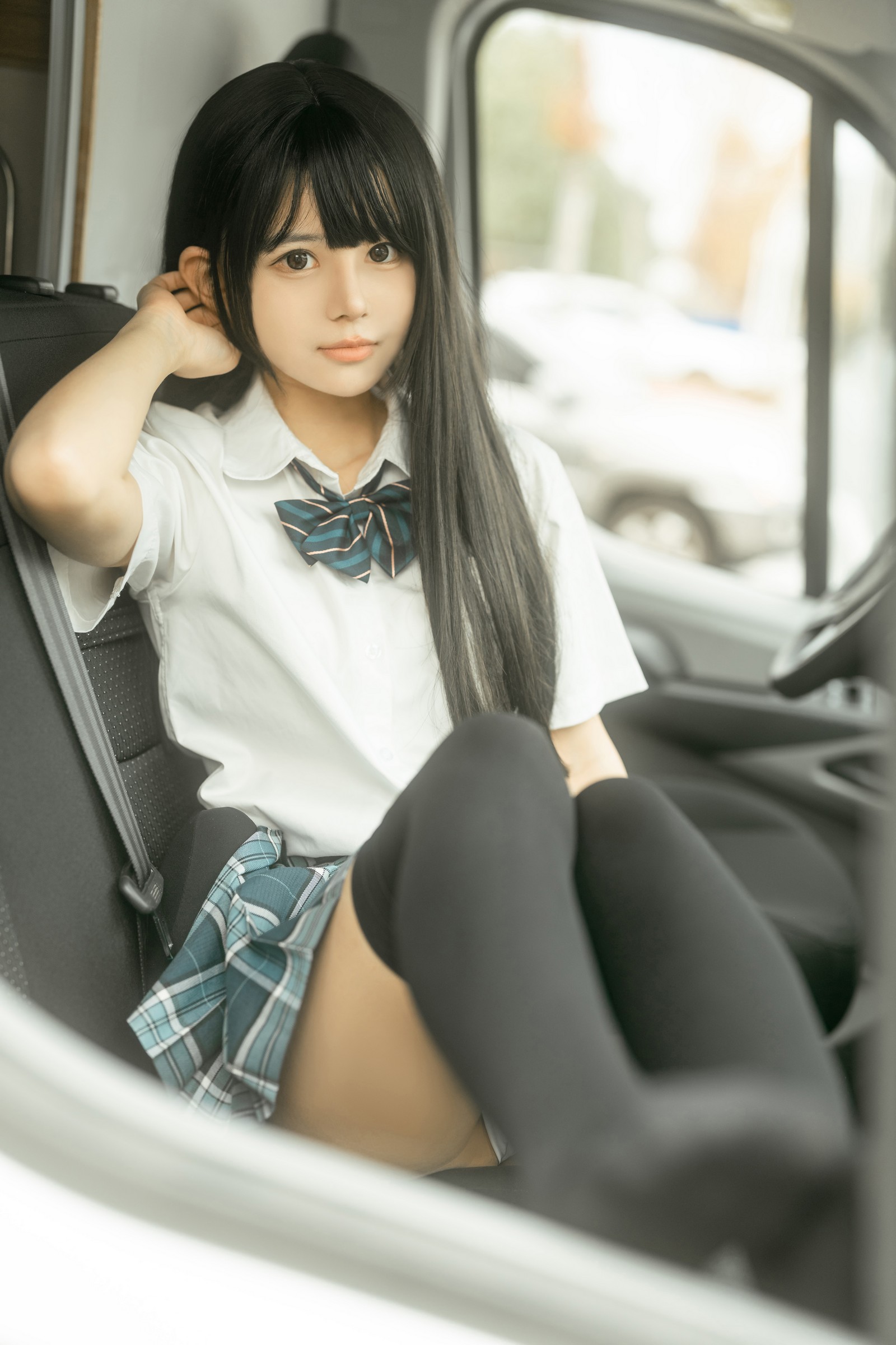 rua阮阮 房车 JK 校服 写真集｜户外校园风高清摄影（41P｜445MB）插图2