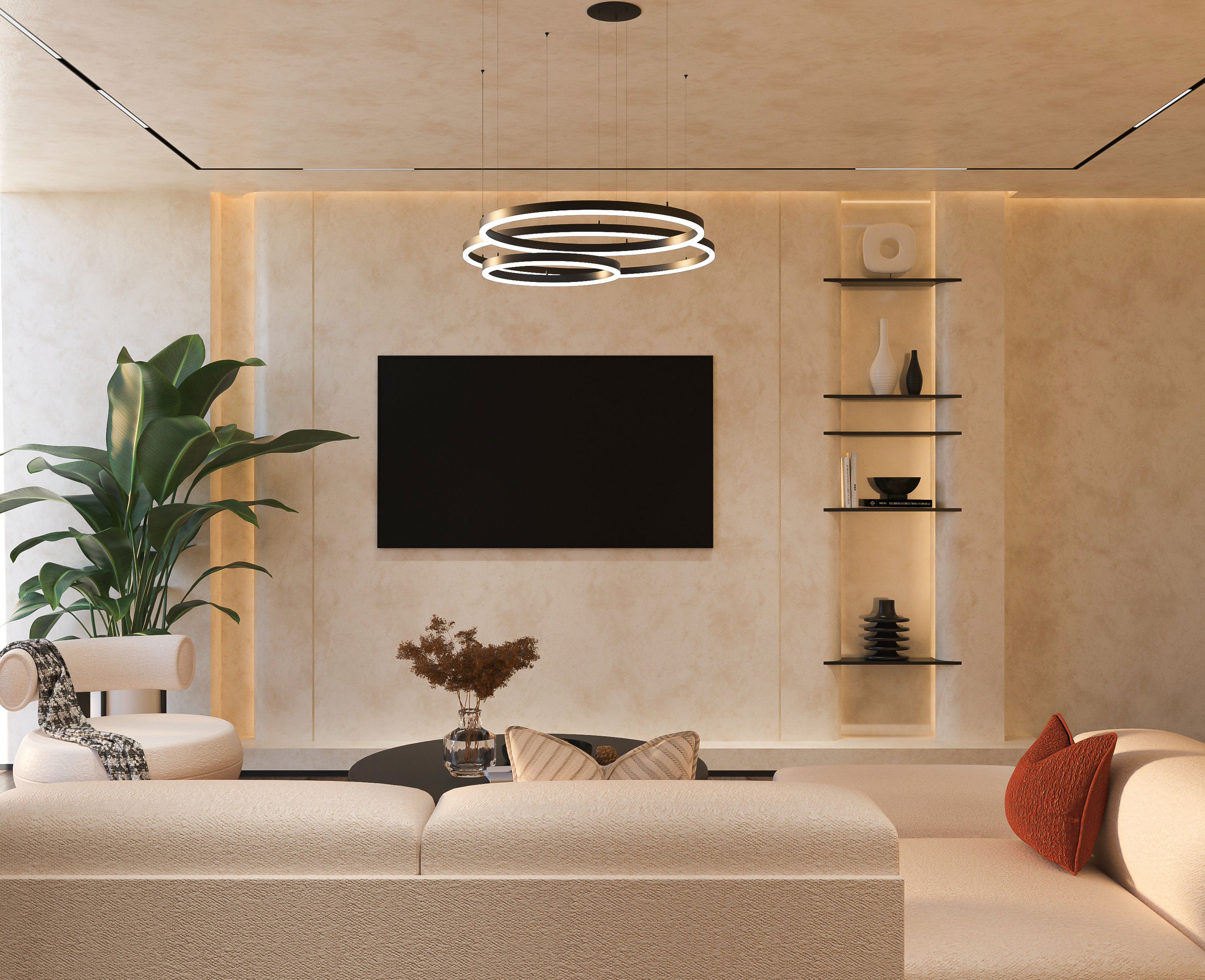 render of lighting design
