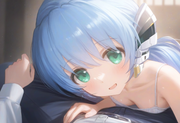 1girl, {{hoshino yumemi, planetarian}}, {kobayashi ritz}, {{reoen}}, [[liduke]], s-2117380745