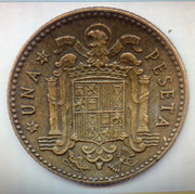 * ERROR * 1 peseta 1947*48. MONEDA HÍBRIDA 125-CE925-BA7-C-407-A-8150-E6-F6-BE256-A78