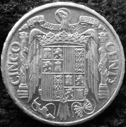 5 céntimos. España. 1941: la ocupación de Gibraltar. P1200233
