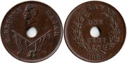SARAWAK - 1 Cent 1892 Sarawak-7-1-Cent-1897