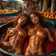 1 Red Hair Womans BBQ in Bagdad 00 20