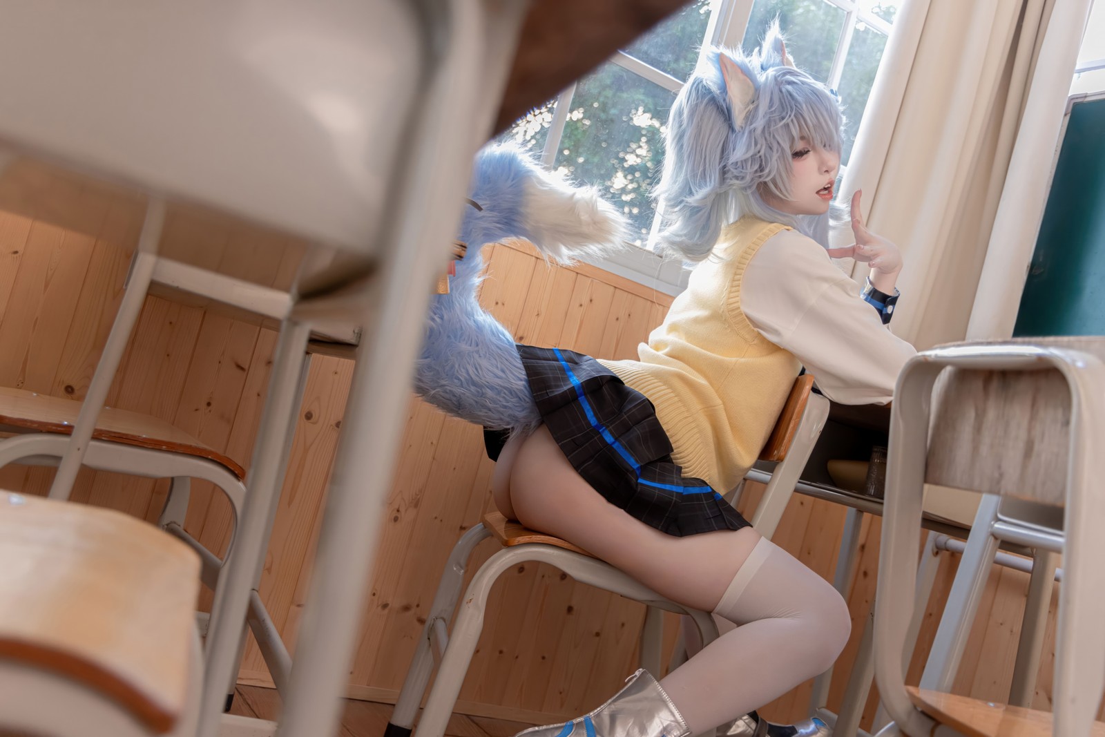 纸悦Etsu_ko《少女前线 PA-15》高校心跳物语 Cosplay 套图[51P-385M]插图5