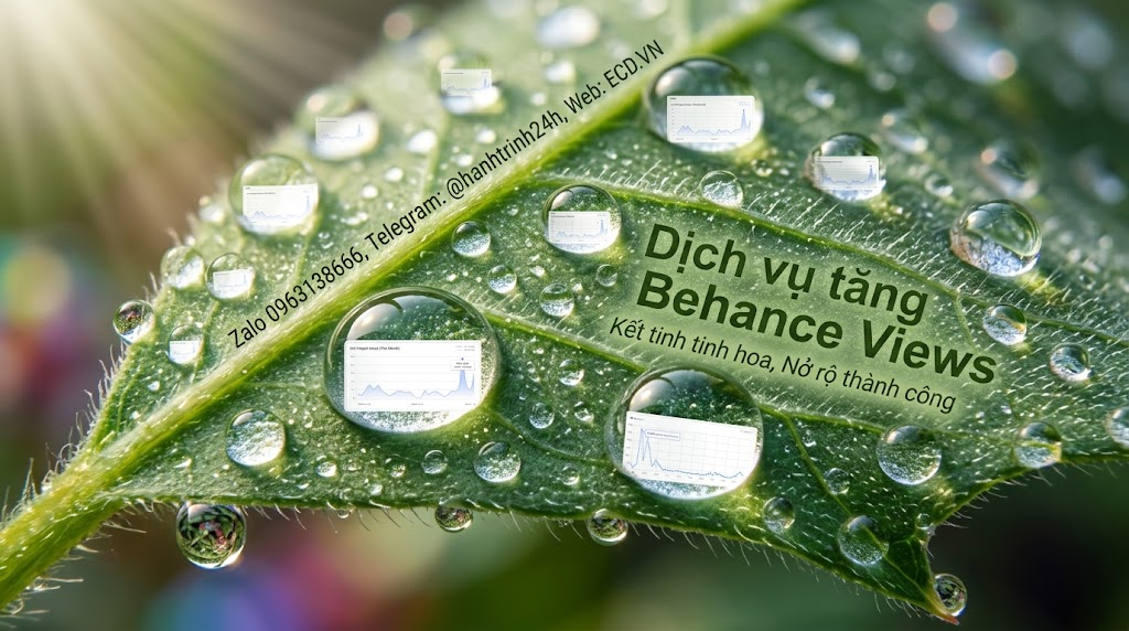 tăng behance views top cho project