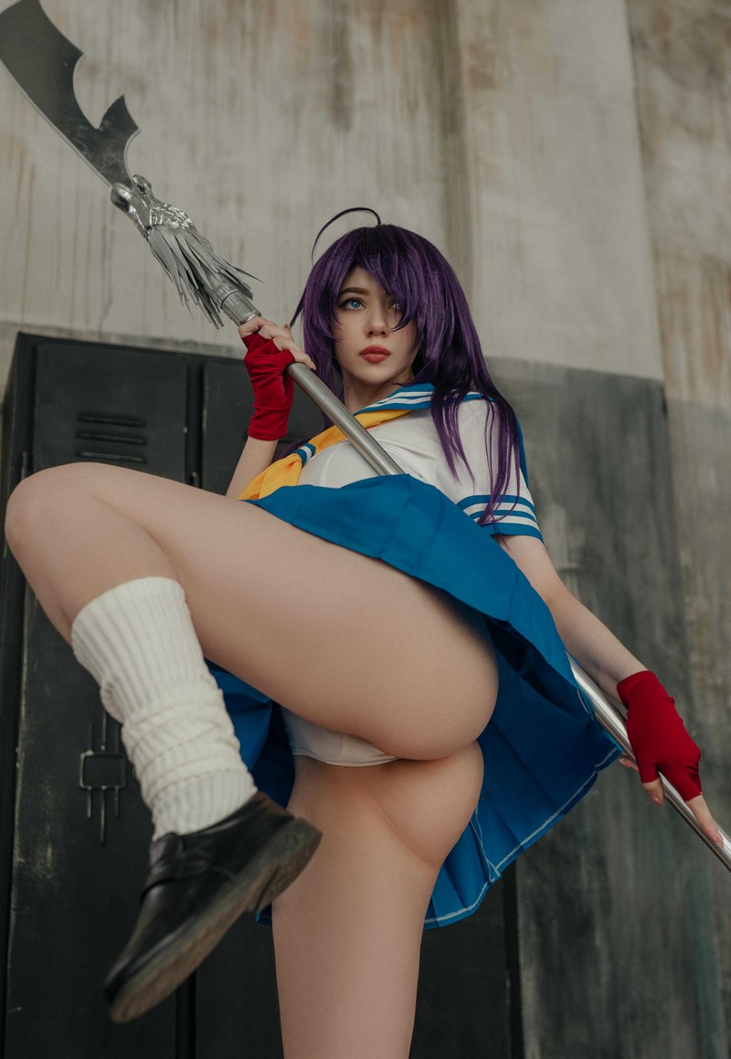 Alina Becker 关羽 Kanu Unchou Cosplay 一骑当千角色写真【59P-23.7M】插图7