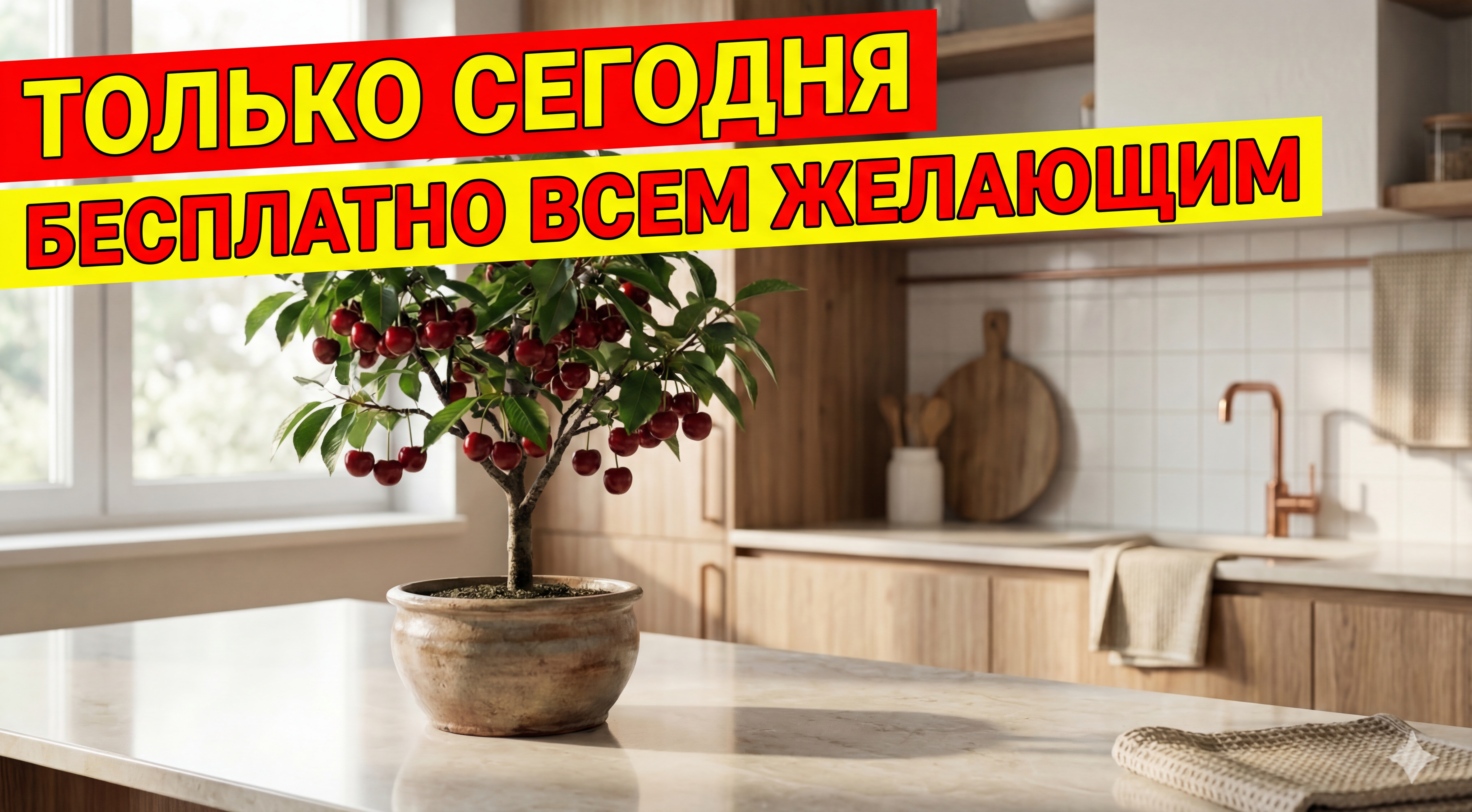 Домашняя черешня из нашего питомника Бесплатно