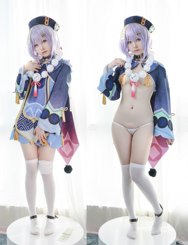Asagiriai(愛ちゃん)原神 七七 Cosplay写真图集 35P 高清美图合集 (355MB)