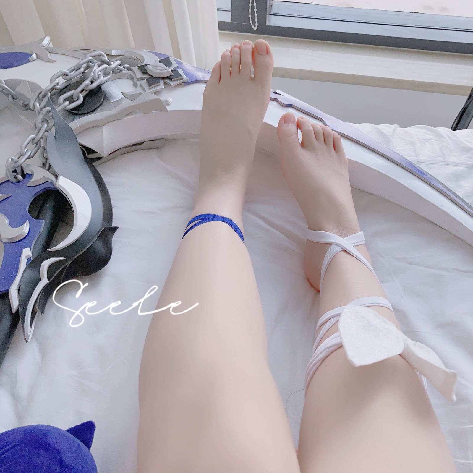 Seele麦麦彼岸浪花 Cosplay｜经典希儿海边高清写真（82P-460MB插图3