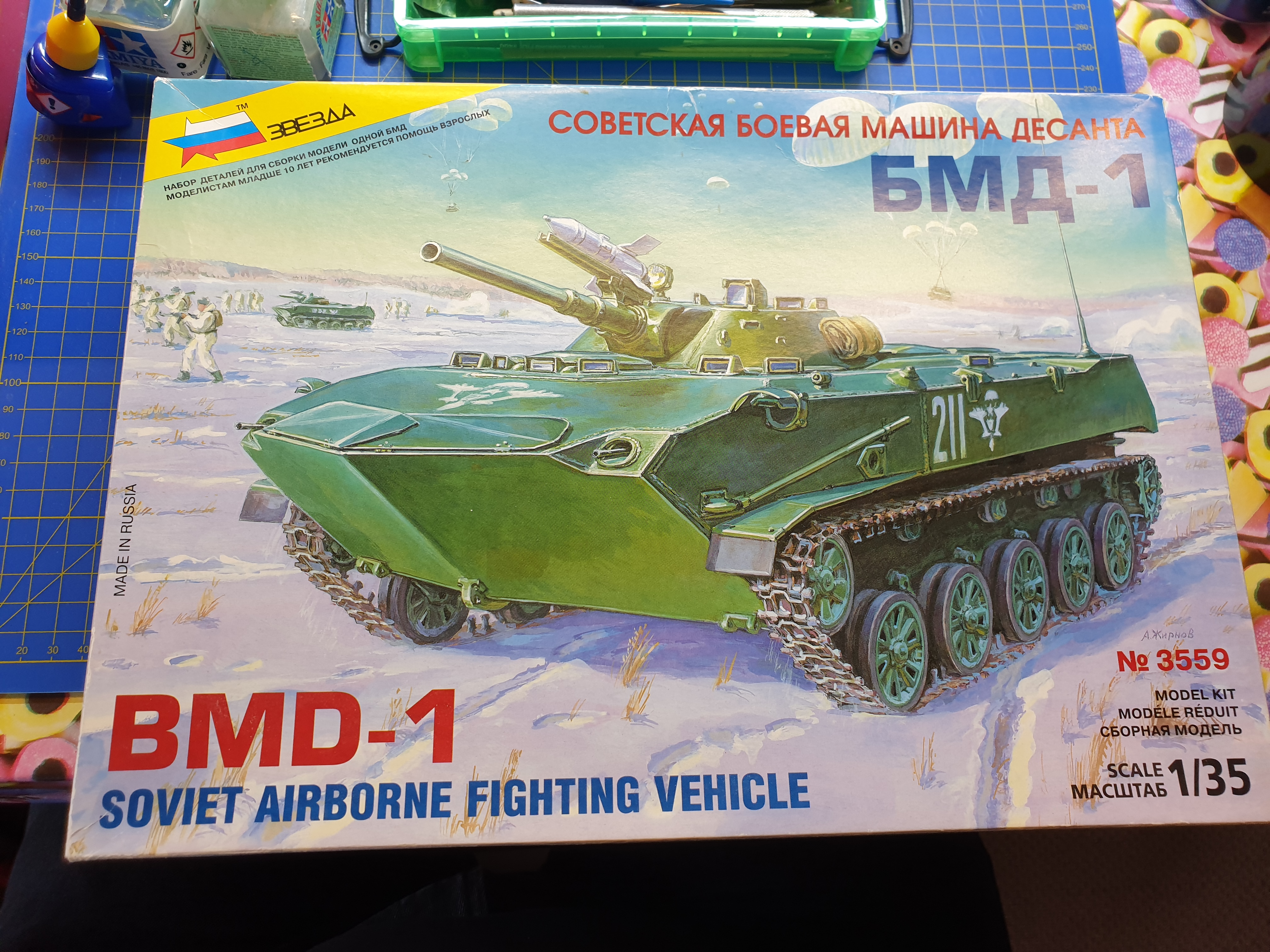 Soviet BMD-1 , Zvezda 1/35 20220220-103132