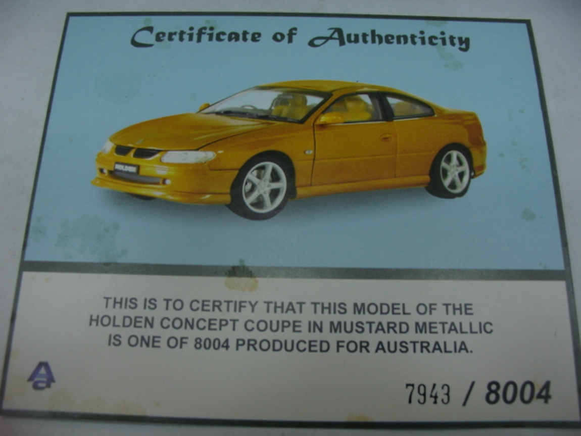 WOW EXTREMELY RARE Holden Commodore VT Coupe RHD 2000