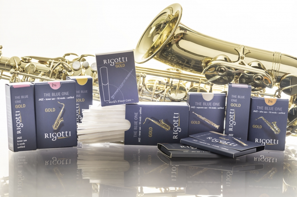 Тростина для тенор-саксофона RIGOTTI GOLD JAZZ №2 (1шт)
