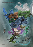 Aventuria Regions Map