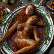 Garden wedding wom served Redhair spez 0 15