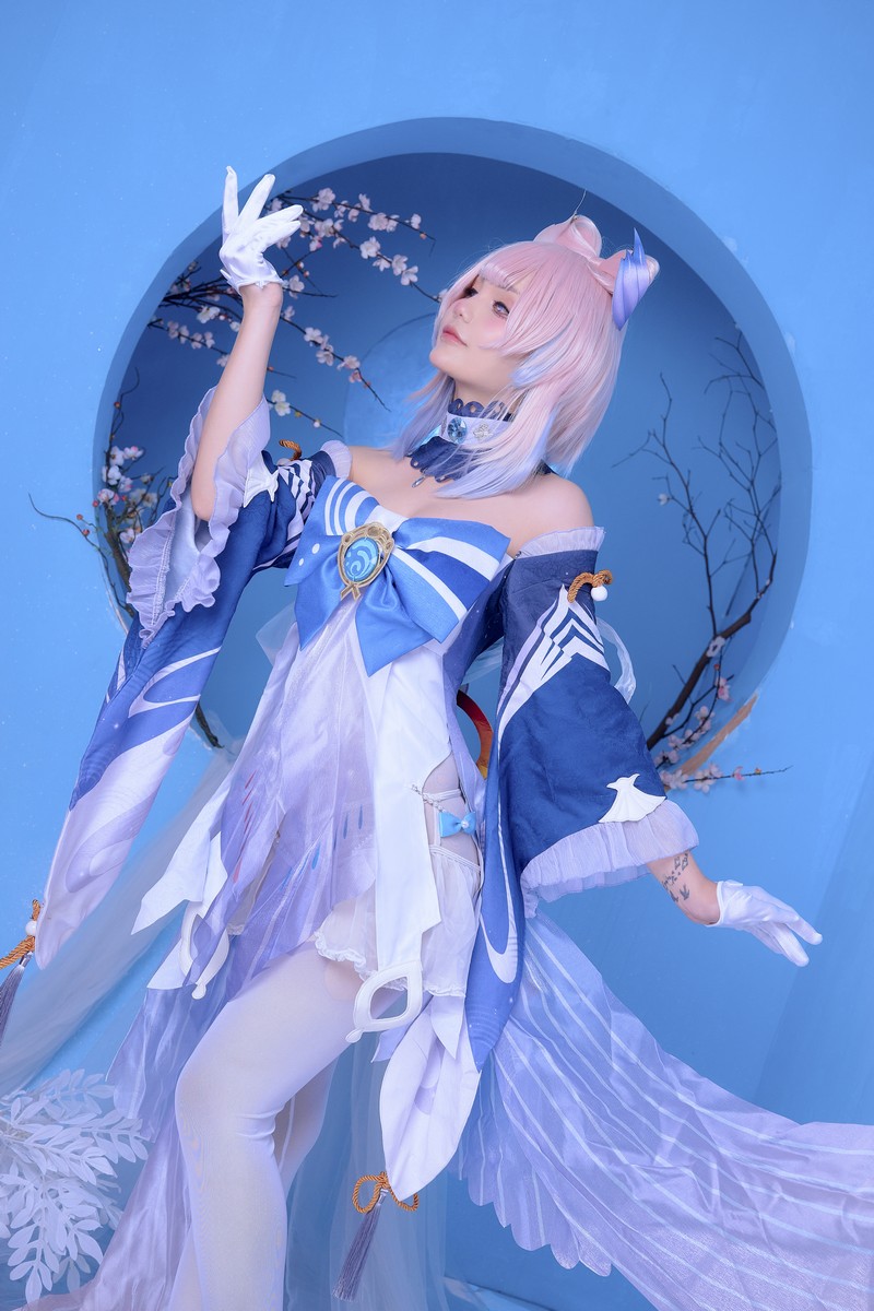 Joyce Lin2x Kokomi Cosplay Genshin Impact 写真集 49P插图1
