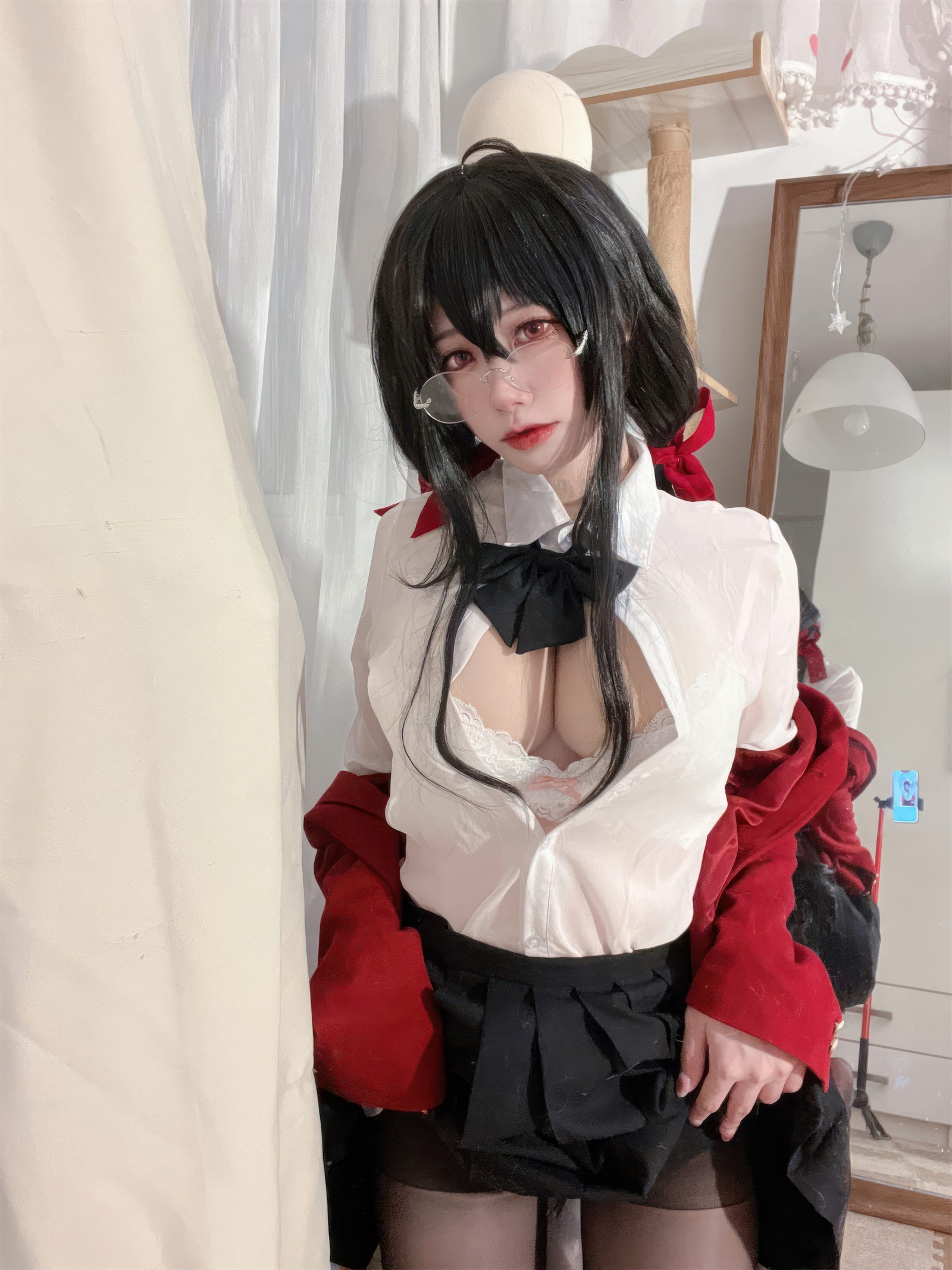 安食Ajiki 碧蓝航线大凤JK写真集 – 动漫COS & 制服美少女 [41P-281.6M]插图7