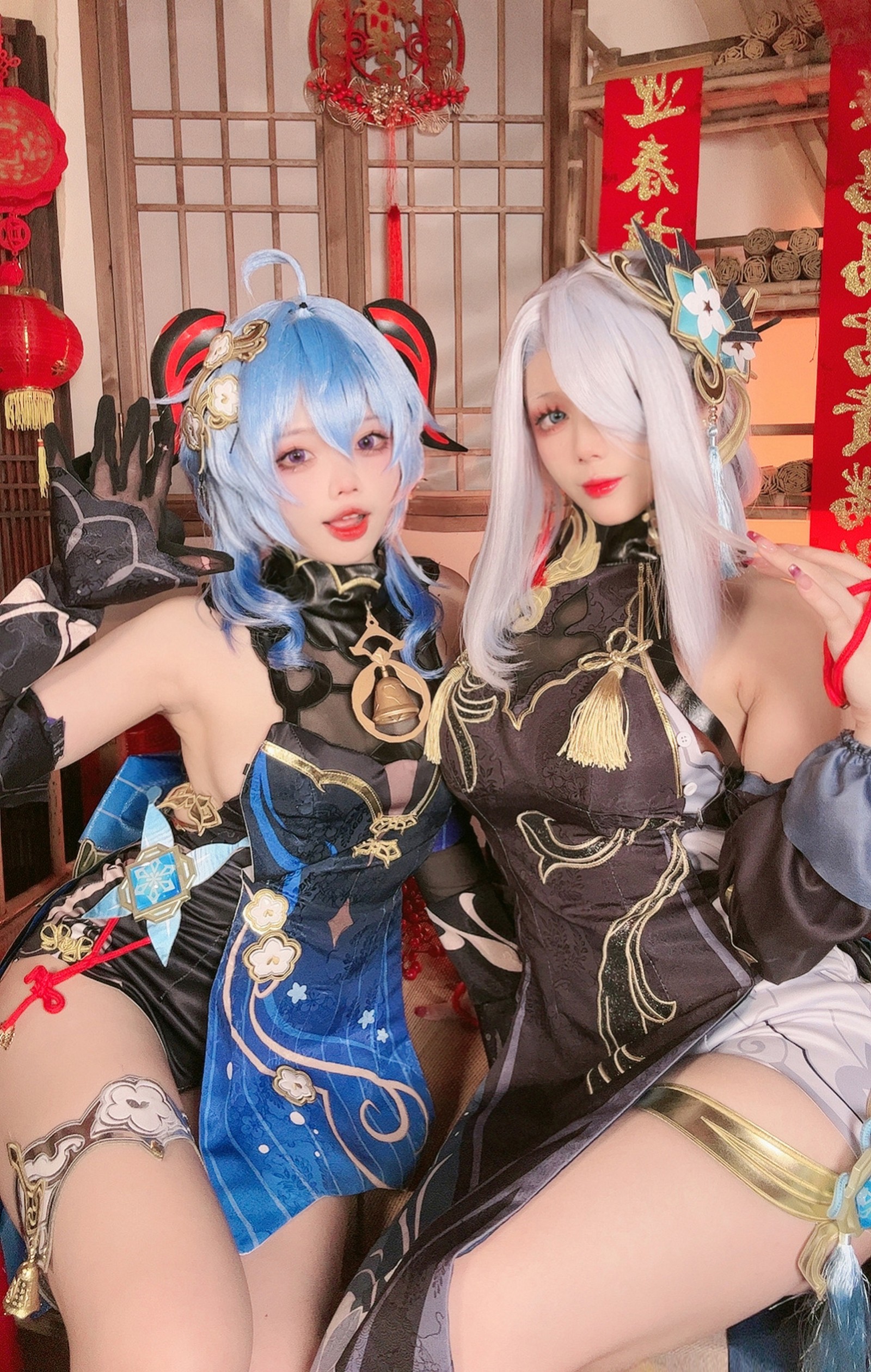 小瑶幺幺 &九言 原神新春 Cosplay 写真集【34P + 8V｜128.5MB】插图3