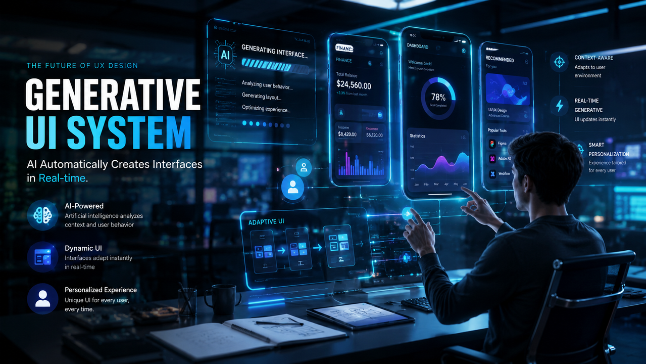 Generative UI คืออะไร — เมื่อแอปออกแบบหน้าจอให้คุณเองแบบ Real-time
