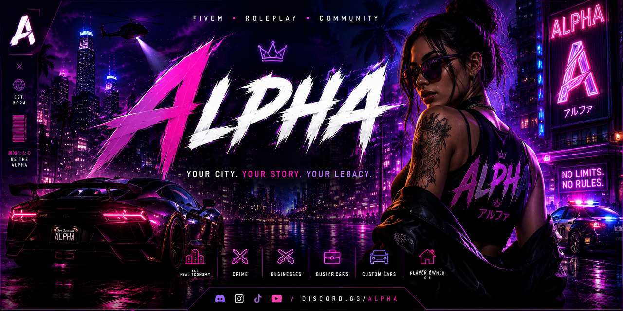 ALPHA banner