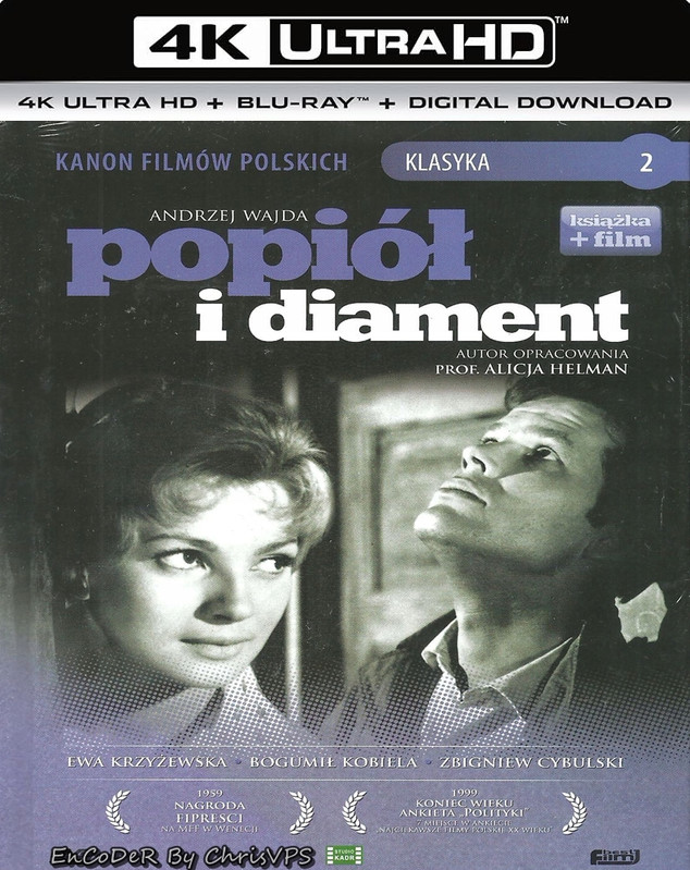 Popiół i Diament (1958) PL.HDR.AI.UP.2160p.Kolor.BluRay.DTS.HD.MA.AC3-ChrisVPS / FILM POLSKI i NAPISY