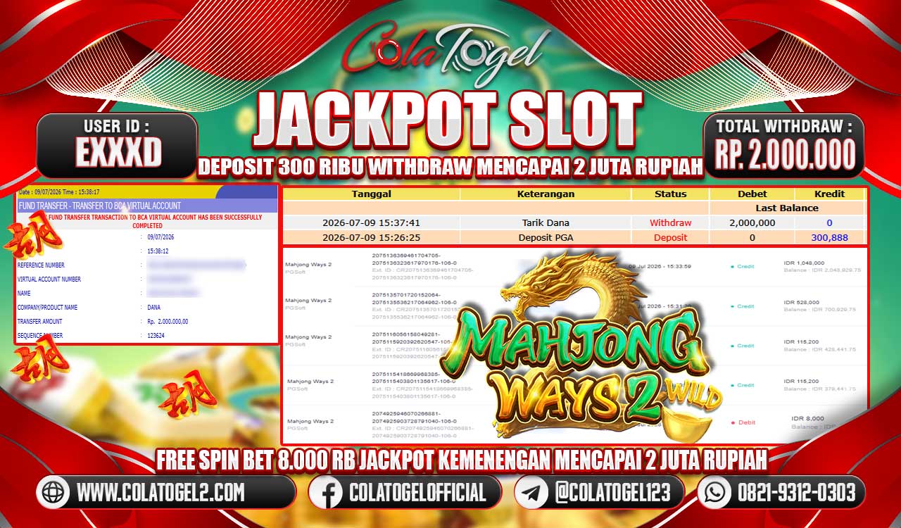 JACKPOT SLOT GACORR!!