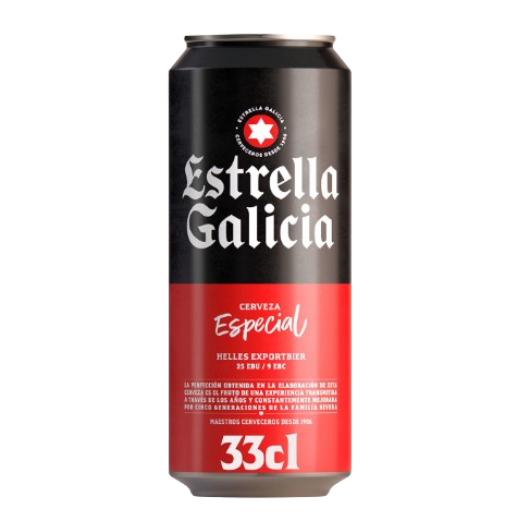 Cerveza Estrella Galicia (300 Ml.)