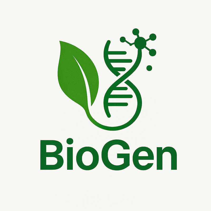 Logo de BioGen. Logo de BioGen.