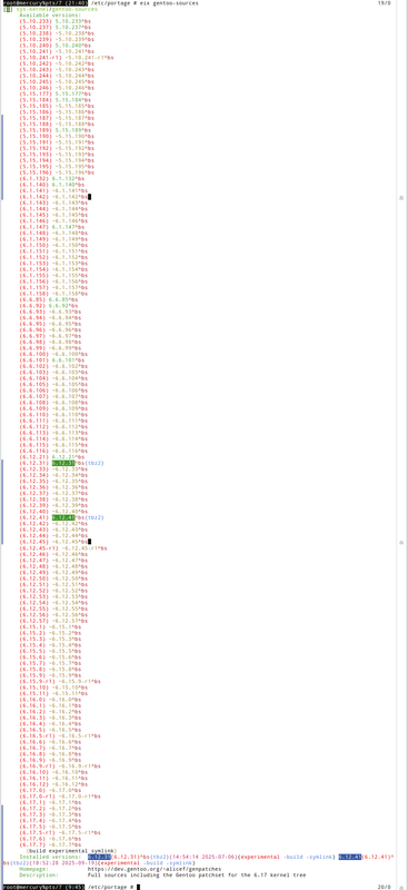 gentoo sources