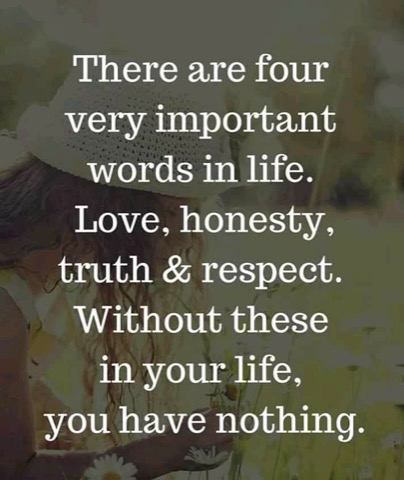 Love-Honesty-Truth-Respect