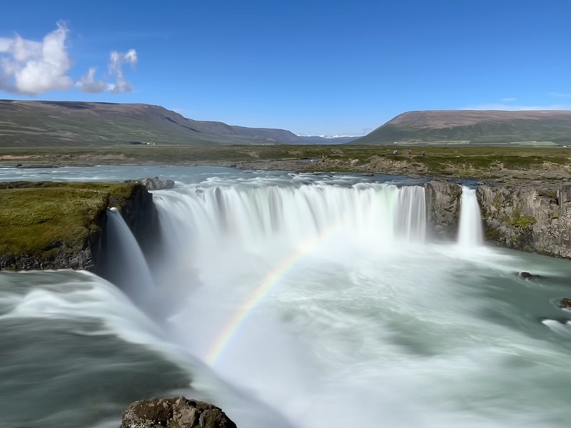 ISLANDIA, 21 DÍAS EN UN 2º VIAJE A LA TIERRA DEL HIELO Y FUEGO - Blogs de Islandia - 9/07/2025 REPETIMOS GODAFOSS ,ALDEYJARFOSS, PERÍMETRO DEL MYVATN Y GRJOTAGJA (3)