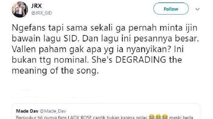 Twit Jerinx soal Via Vallen