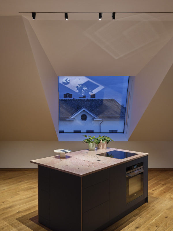 Atmospheric lighting in an architectural interior by Studio De Schutter
