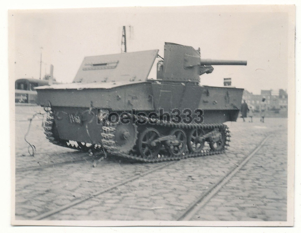 belgischer Panzerjäger Panzer T-13 B2 Wehrmacht 