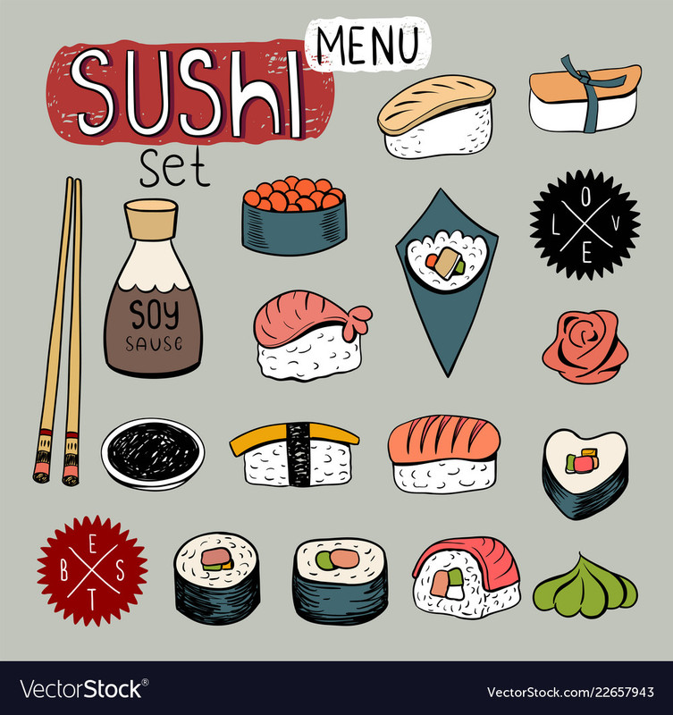sushi-doodles-collection-vector-22657943