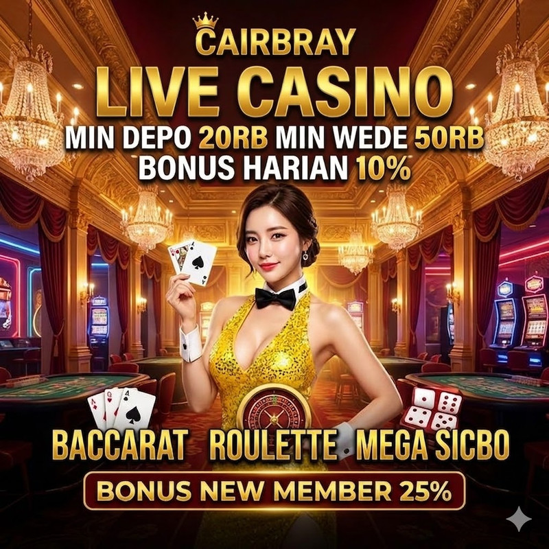 CAIRBRAY > Link Situs Resmi Live Casino Online Agen Judi Kartu Baccarat Terbaik 2026