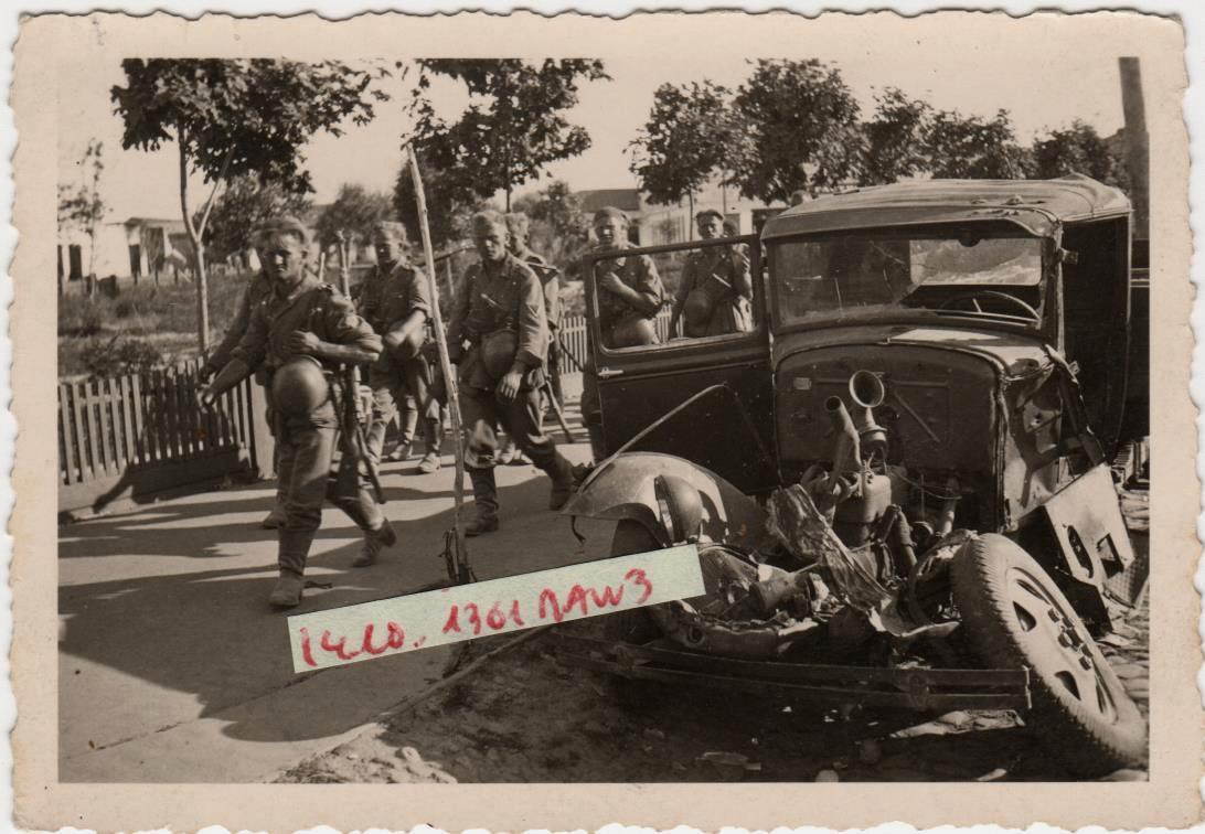 Einmarsch der deutsche Infanterie in SLUTSK südl