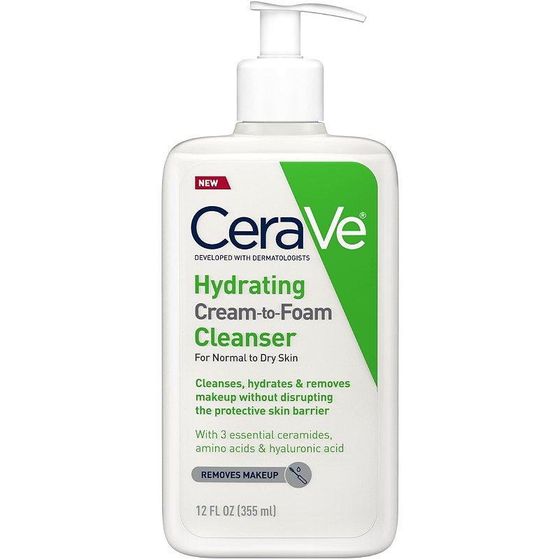 Cerave Hydrating Cream To Foam Cleanser 236Ml
