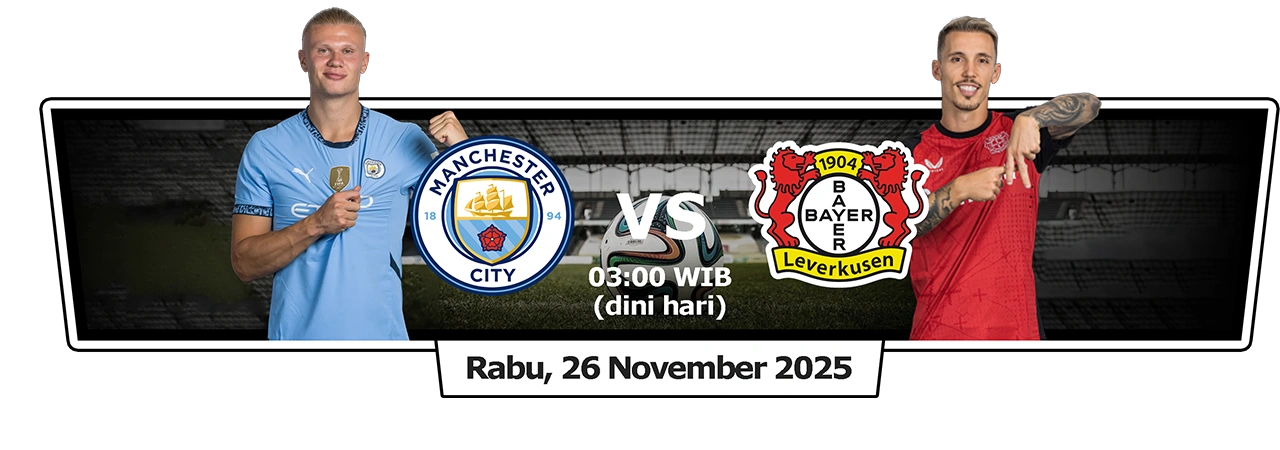 Prediksi Man City vs Leverkusen 26 November 2025