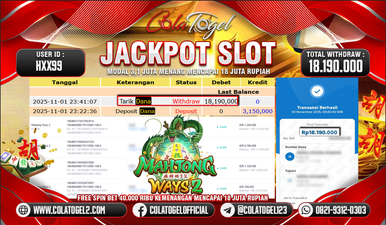 JACKPOT SLOT GACOR!!