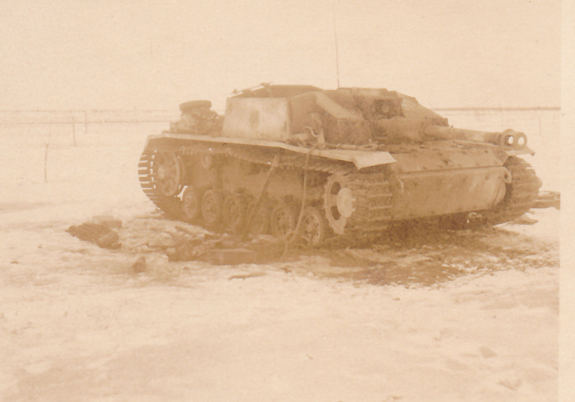 Sturmgeschütz Langrohr STUG Zusatzpanzerung Ostk