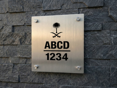 لوحة منزل خارجية