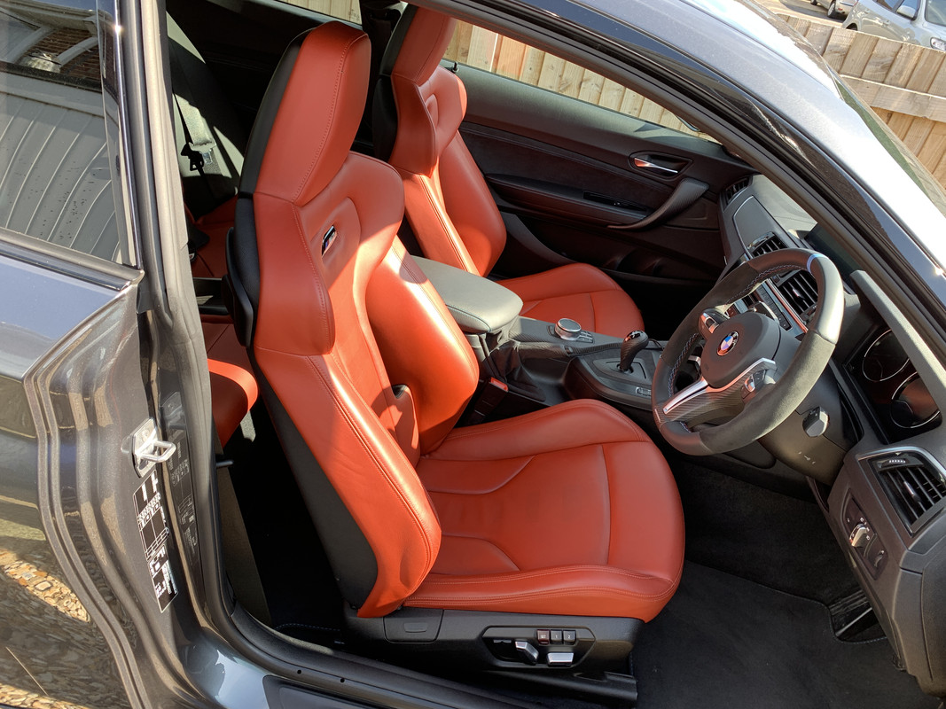 BMW M4 Comp Red seats for M2 The M3cutters