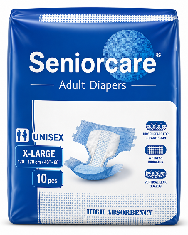 Senior Care Adult diaper (XL) 10 Pcs