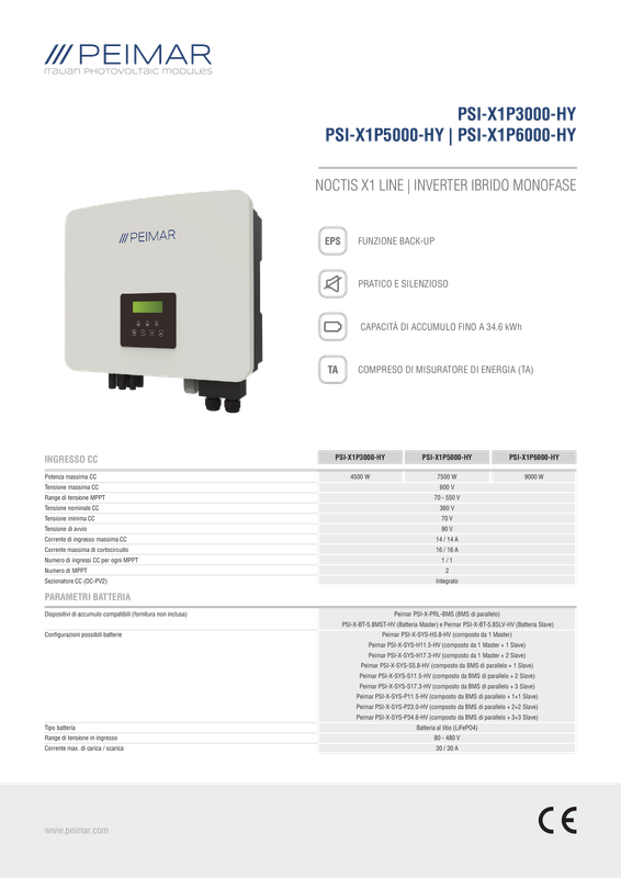 INVERTER - Peimar-X1P3000-5000-6000-HY